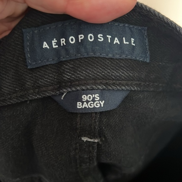 Aero Black High Rise Baggy 90’s Inspired Jeans NWT Multiple Sizes - Picture 7 of 9